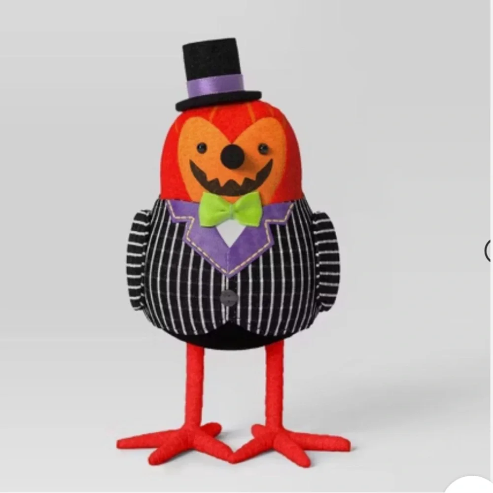Hyde & Eek Featherly Friends Gourdon Halloween Bird